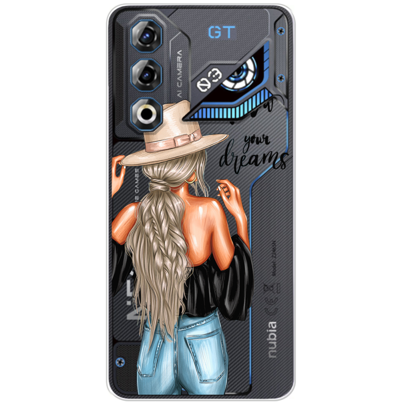 Прозорий чохол BoxFace Nubia Neo 3 GT 5G Follow Your Dreams
