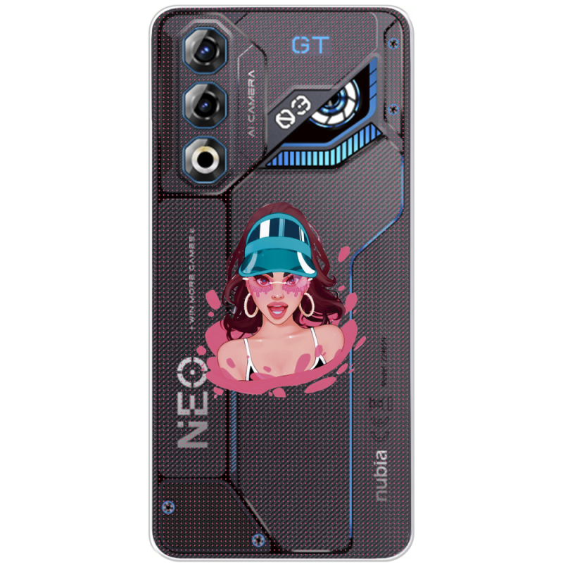 Прозорий чохол BoxFace Nubia Neo 3 GT 5G Selena Gomez