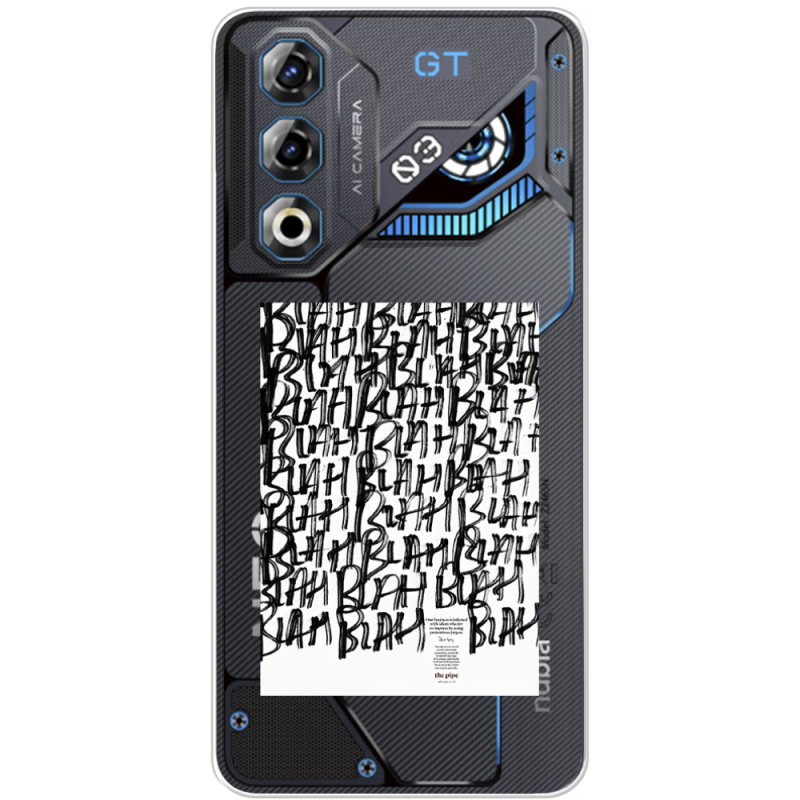 Прозорий чохол BoxFace Nubia Neo 3 GT 5G Blah Blah
