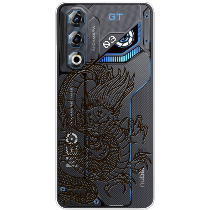 Прозорий чохол BoxFace Nubia Neo 3 GT 5G Chinese Dragon