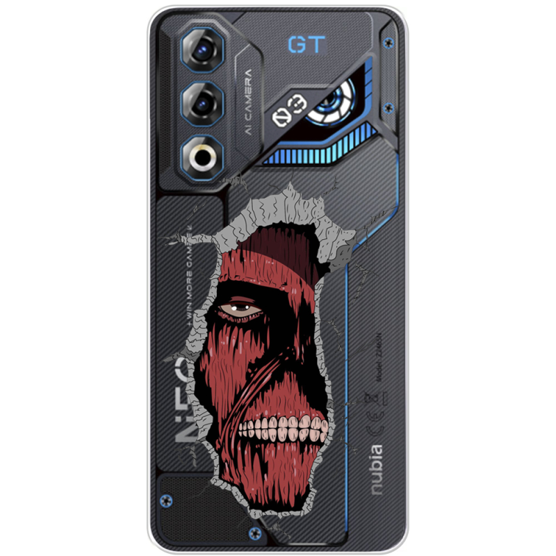 Прозорий чохол BoxFace Nubia Neo 3 GT 5G Нападение Титана