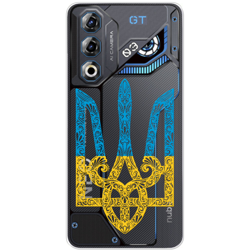 Прозорий чохол BoxFace Nubia Neo 3 GT 5G Gold Trident