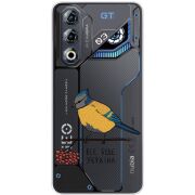 Прозорий чохол BoxFace Nubia Neo 3 GT 5G Синиця і калина