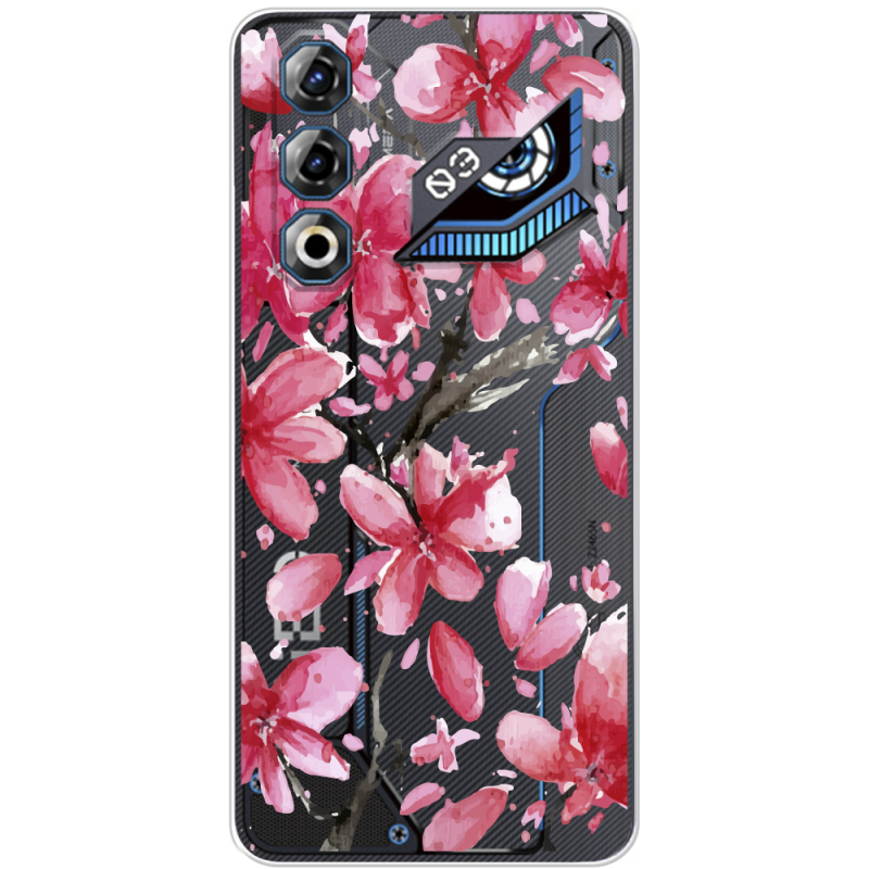 Прозорий чохол BoxFace Nubia Neo 3 GT 5G Pink Magnolia