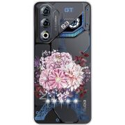 Чохол зі стразами Nubia Neo 3 GT 5G Eiffel Tower