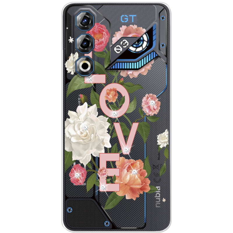 Чохол зі стразами Nubia Neo 3 GT 5G Love