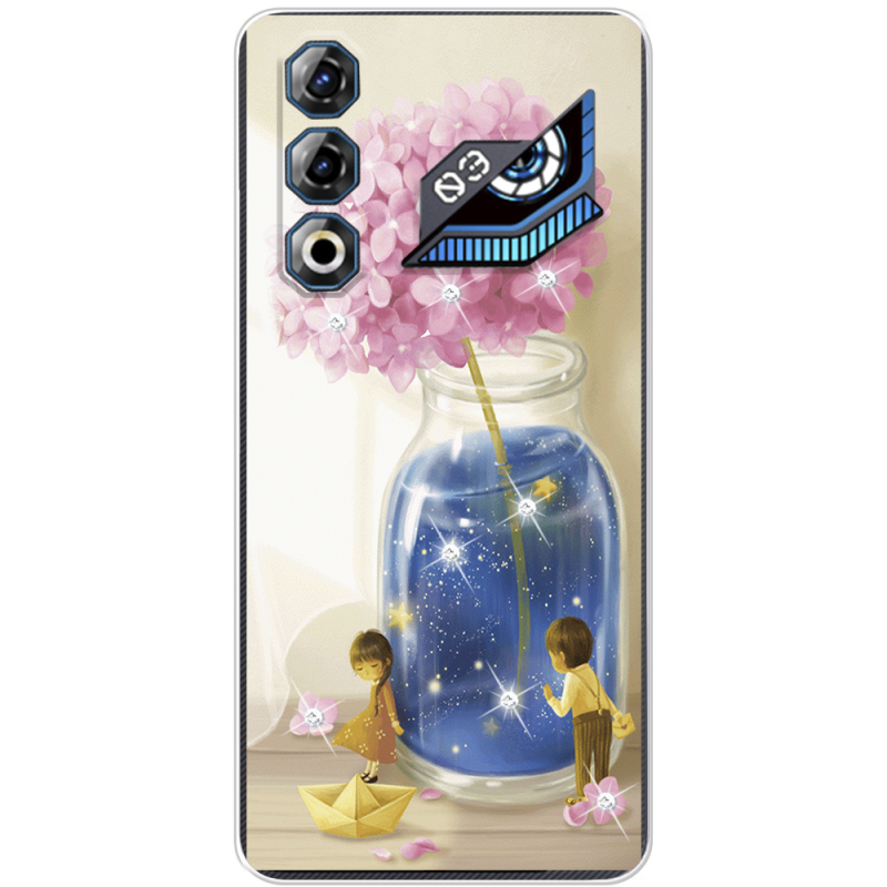 Чохол зі стразами Nubia Neo 3 GT 5G Little Boy and Girl