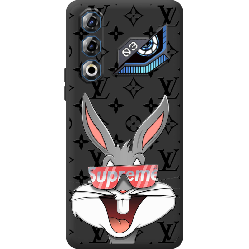 Чорний чохол BoxFace Nubia Neo 3 GT 5G looney bunny