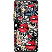 Чорний чохол BoxFace Nubia Neo 3 GT 5G Rock Graffiti