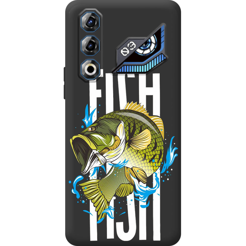 Чорний чохол BoxFace Nubia Neo 3 GT 5G Fish