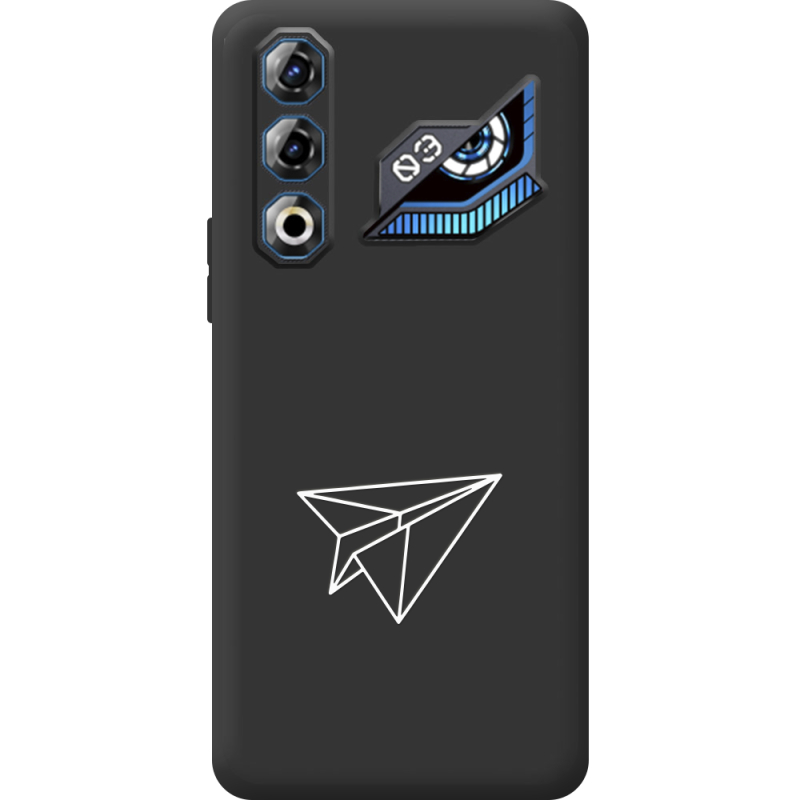 Чорний чохол BoxFace Nubia Neo 3 GT 5G Paper Plane