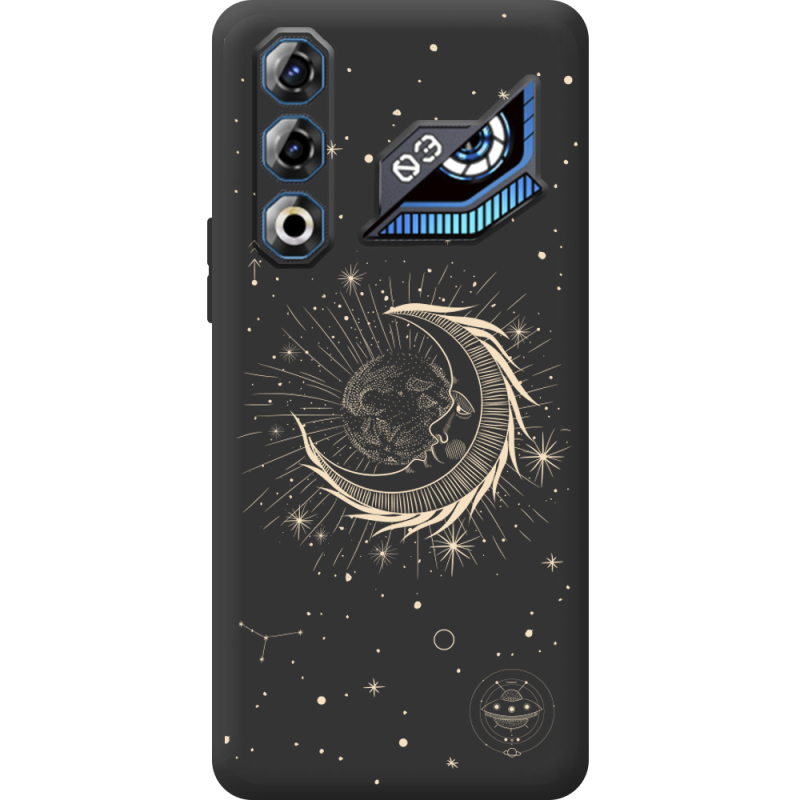 Чорний чохол BoxFace Nubia Neo 3 GT 5G Moon