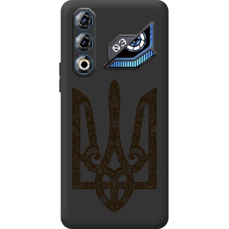 Чорний чохол BoxFace Nubia Neo 3 GT 5G Ukrainian Trident