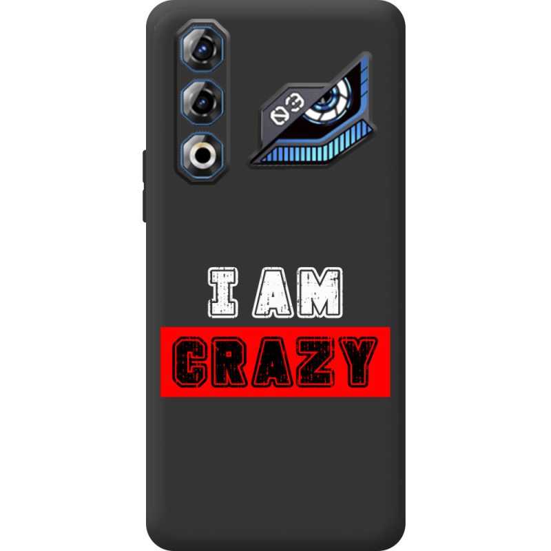 Чорний чохол BoxFace Nubia Neo 3 GT 5G I'm Crazy