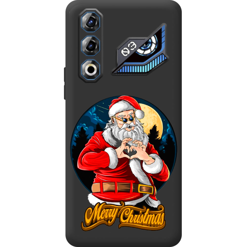 Чорний чохол BoxFace Nubia Neo 3 GT 5G Cool Santa