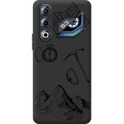 Чорний чохол BoxFace Nubia Neo 3 GT 5G Mountains