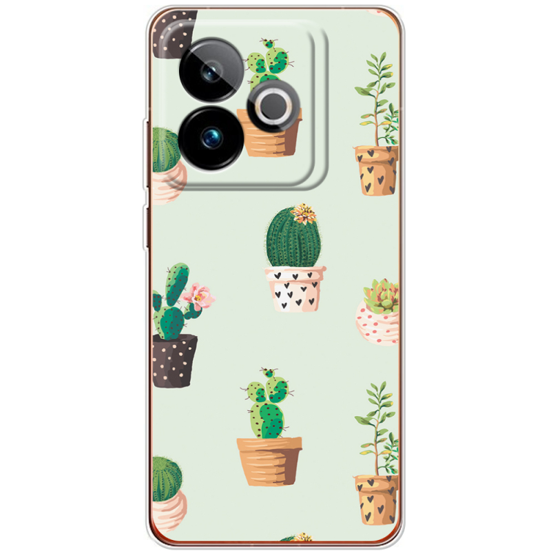 Чохол BoxFace Realme GT 7 5G L-green Cacti