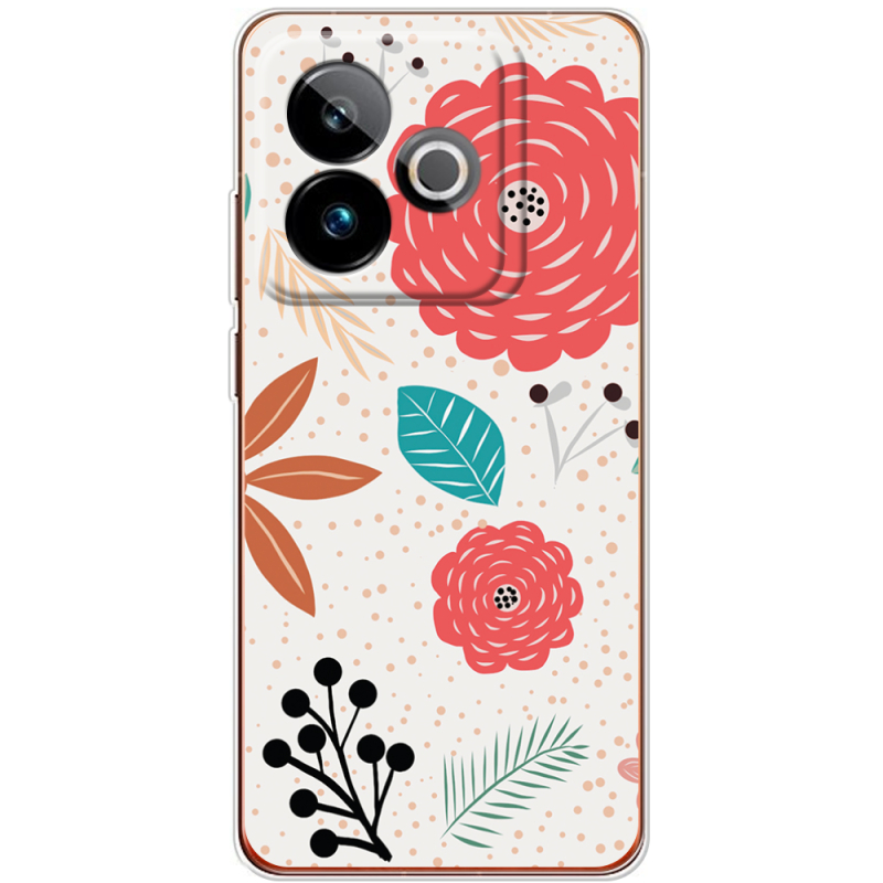 Чохол BoxFace Realme GT 7 5G Line Flowers