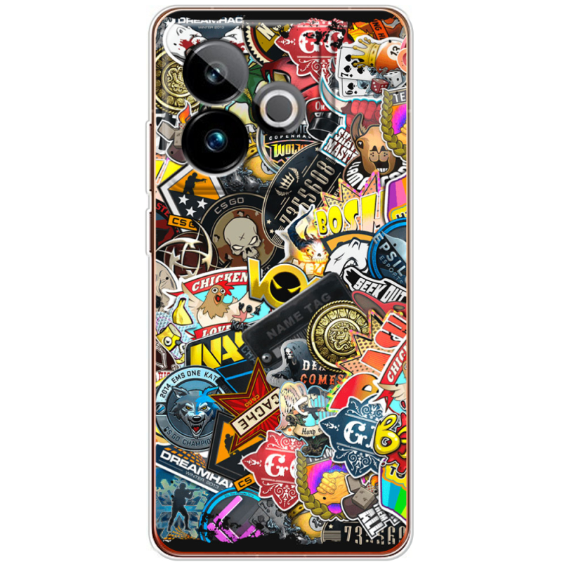 Чохол BoxFace Realme GT 7 5G CS:Go Stickerbombing