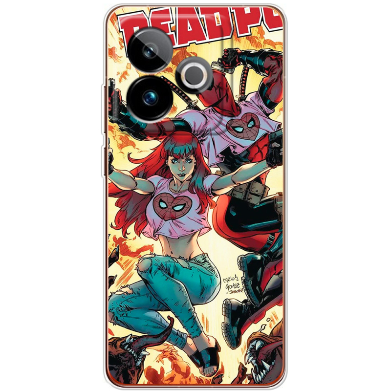 Чохол BoxFace Realme GT 7 5G Deadpool and Mary Jane