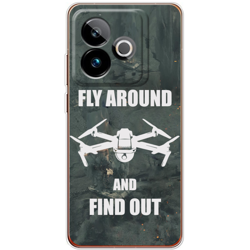 Чохол BoxFace Realme GT 7 5G Дрон Fly Around