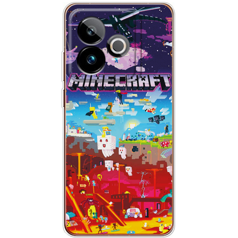 Чохол BoxFace Realme GT 7 5G Minecraft World Beyond