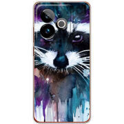 Чохол BoxFace Realme GT 7 5G Акварельный енот