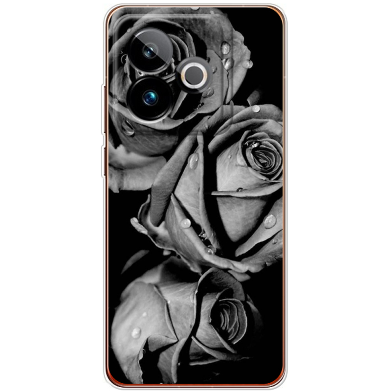 Чохол BoxFace Realme GT 7 5G Black and White Roses