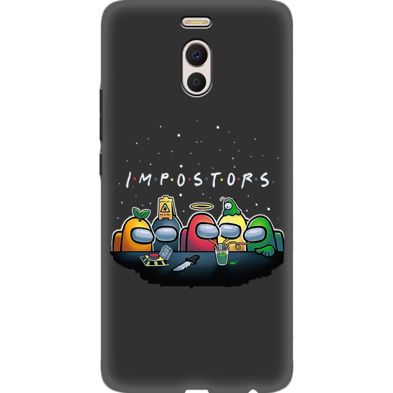 Черный чехол Uprint Meizu M6 Note Among Us Impostors