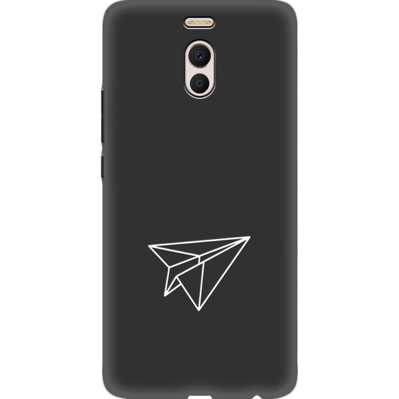 Черный чехол Uprint Meizu M6 Note Paper Plane