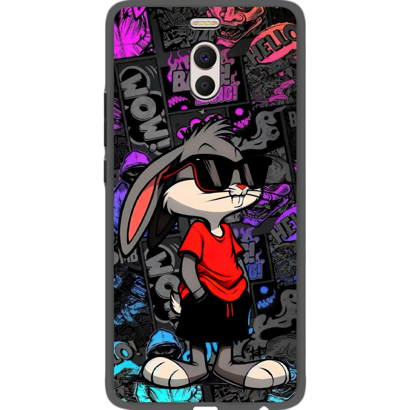 Черный чехол Uprint Meizu M6 Note Малий вухань