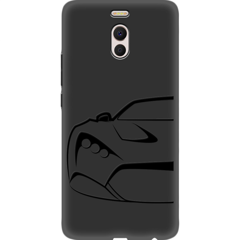 Черный чехол Uprint Meizu M6 Note Sportcar