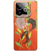 Прозорий чохол BoxFace Realme GT 7 5G Cute Mermaid