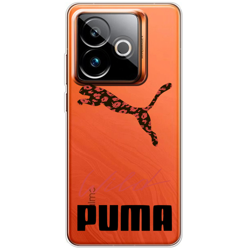 Прозорий чохол BoxFace Realme GT 7 5G Wild Cat