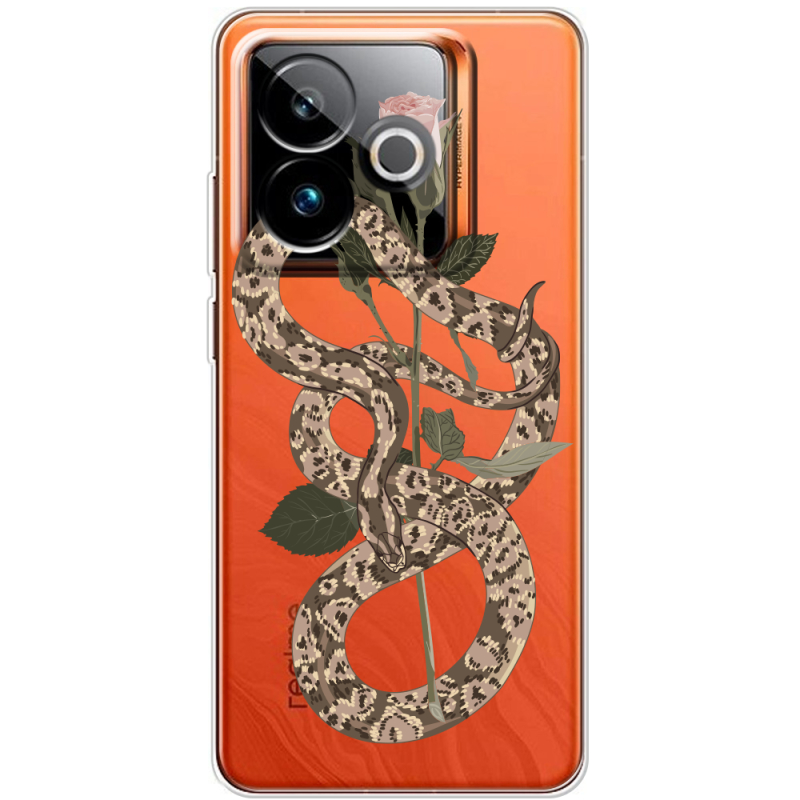 Прозорий чохол BoxFace Realme GT 7 5G Glamor Snake
