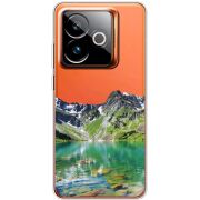 Прозорий чохол BoxFace Realme GT 7 5G Green Mountain