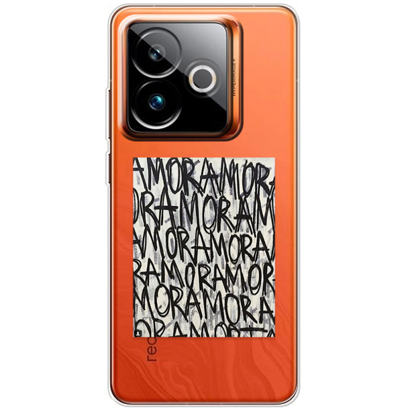 Прозорий чохол BoxFace Realme GT 7 5G Amor Amor