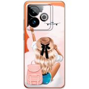 Прозорий чохол BoxFace Realme GT 7 5G Travel Girl
