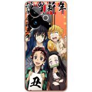 Прозорий чохол BoxFace Realme GT 7 5G Незуко та друзі