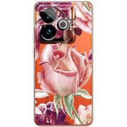 Прозорий чохол BoxFace Realme GT 7 5G Rose