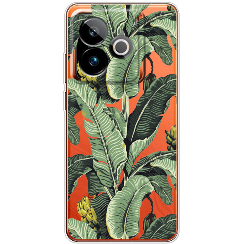 Прозорий чохол BoxFace Realme GT 7 5G Banana Leaves