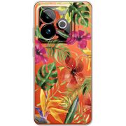 Прозорий чохол BoxFace Realme GT 7 5G Tropical Flowers