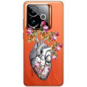 Чохол зі стразами Realme GT 7 5G Heart