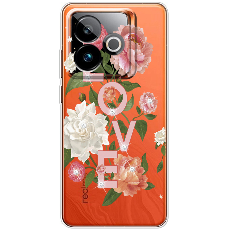 Чохол зі стразами Realme GT 7 5G Love