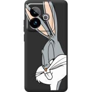 Чорний чохол BoxFace Realme GT 7 5G Lucky Rabbit