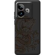 Чорний чохол BoxFace Realme GT 7 5G Chinese Dragon