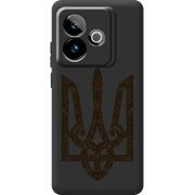 Чорний чохол BoxFace Realme GT 7 5G Ukrainian Trident