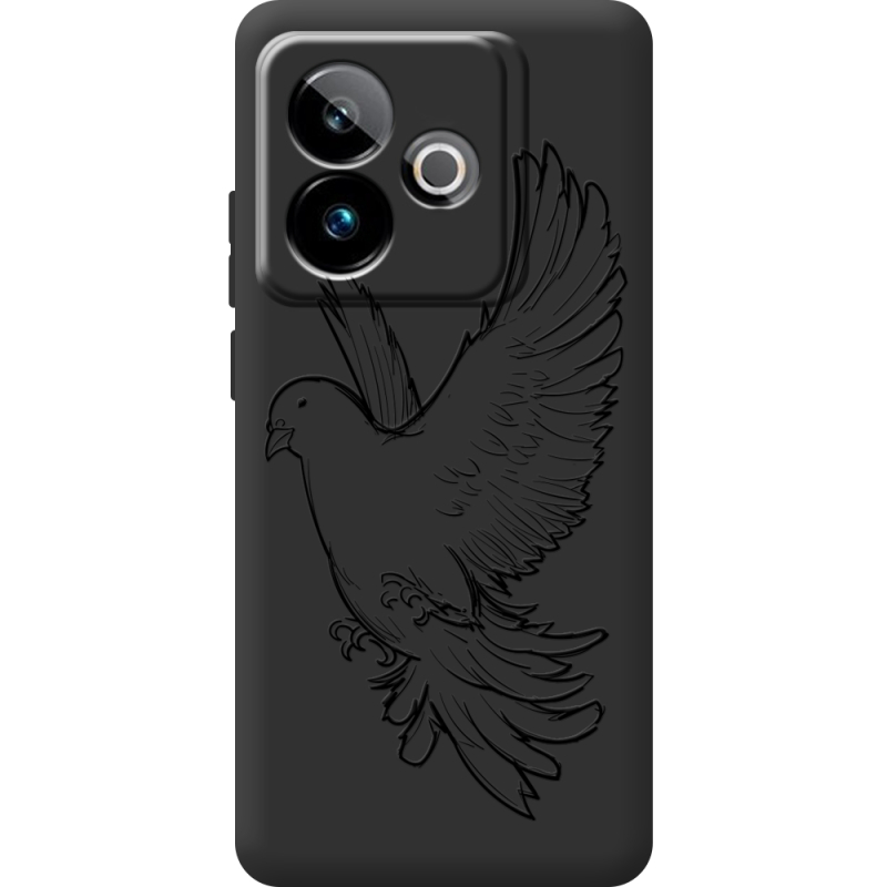 Чорний чохол BoxFace Realme GT 7 5G Dove