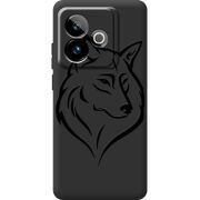 Чорний чохол BoxFace Realme GT 7 5G Wolf
