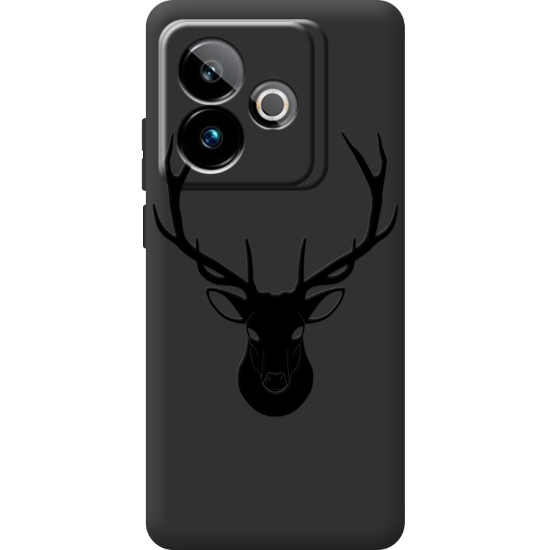 Чорний чохол BoxFace Realme GT 7 5G Deer
